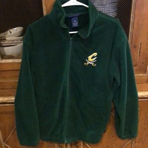 Green Fleece youth jacket